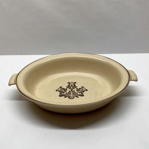 Pfaltzgraff Village oval handled vegetable serving bowl vintage